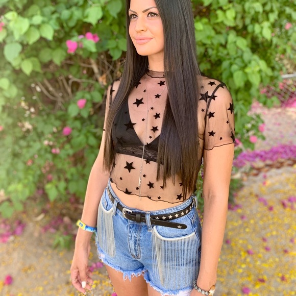 Stagecoach Festival Shorts!! High waisted jean shorts. - Picture 1 of 4